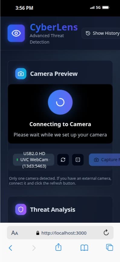UI mobile aplikasi - Scan Keamanan